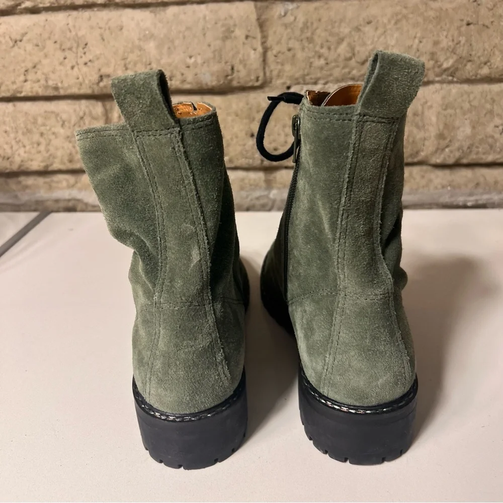 Lucky Brand Women's Olive Green Boots. - Picture 9 of 12